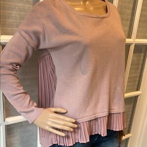 Calvin Klein Elegant Pink Pleated Women's Top